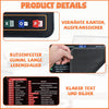 Grand tapis de souris - Ecriture allemand - Raccourcis clavier - Bureau Travail 30x79cm