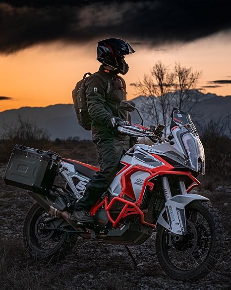 Veste Moto Homme Taille L Toutes Saisons avec CE Epaulettes Coudières Equipement pour Motocyclistes, Doublure Amovible,Coupe-Vent et Résistante au Froid