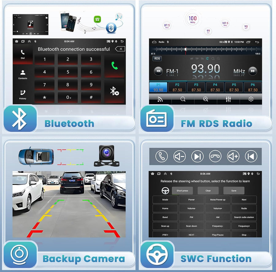 Autoradio Android 15 pour Opel Astra, Antara, Vectra, Corsa, Zafira, Meriva, Vivaro, Combo, Signum, Tigra Carplay Android Auto sans Fil -7" Écran Tactile avec WiFi GPS FM/RDS BT SWC+Caméra+MIC