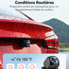 REDTIGER F7N 4K+1080P Dashcam Voiture Avant et arrière,Caméra Embarquée avec WiFi et GPS Intégrés pour Voitures,Carte SD 64G,Vision Nocturne,Mode Stationnement 24H