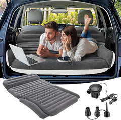 Matelas gonflable pour SUV avec pompe - Matelas gonflable de voiture d'extérieur pour dos SUV - Matelas de couchage portable GRIS