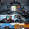 Carplay Moto 7 Pouces avec 2 Méthodes d'alimentation, GPS Moto Android Auto avec écran de Moto étanche 2,5D IPS, Double Assistant Bluetooth