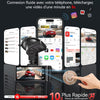 REDTIGER 4K STARVIS 2 Dashcam avant arrière, WiFi 5 GHz 20 Mo/s, commande Écran tactile, GPS, enregistrement en boucle, mode stationnement, enregistrement audio, vision nocturne WDR