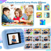 Appareil Photo Instantané Enfant,écran 2.4D Antichoc,Vidéo 1080p Appareil photo instantané MP3,batterie 1300mAh,cadeau anniversaire fêtes pour filles garçons 3-12 ans,Camera Enfant,D3