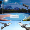 Lampadaires solaires d'extérieur, 6500 K ultra grands feux de stationnement commerciaux du crépuscule à l'aube, lampes de sécurité étanches IP67 à énergie solaire
