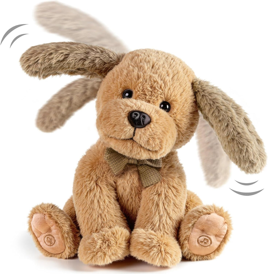 Jouet Peluche électronique Chien pour Enfants, électronique Doux Chien de Compagnie Chanteur d'oreilles, Répète ce Que tu dis Peluches et Animaux Interactifs