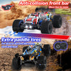 Monster Truck Voiture Télécommandée 1:20, 2,4 GHz 2WD Voiture Ttélécommandée Tout Terrain avec Éclairage de Carrosserie/Double Coque, High Speed Buggy RC Jouet