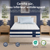 Matelas 120x200, 26 cm Hybride à Ressorts Ensachés et Mémoire de Forme Soutien Mi-Ferme, Confort Rafraîchissant, Isolation des Mouvements, Tissu 3D Respirant, Bords Renforcés, Matelas en Boîte