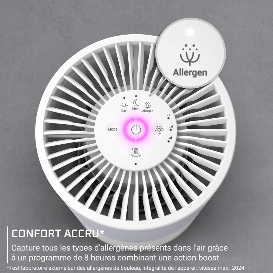 Rowenta Pure Air Compact, Purificateur d'air intérieur, Purification de l'air très efficace, Rapide, Confort accru, PU2220F0