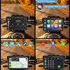 Carplay Moto 7 Pouces avec 2 Méthodes d'alimentation, GPS Moto Android Auto avec écran de Moto étanche 2,5D IPS, Double Assistant Bluetooth