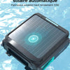Skimmer WYBOT F1 Piscine Hors Sol Double Énergie (Solaire + Batterie), Nettoie La Surface De L’Eau, Pilotage par App, Fonctionne 24h/24, pour Toutes Piscines – Robot Piscine sans Fil
