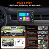 Adaptateur Dab pour Autoradio, Plug&Play Adaptateur Dab+ Voiture Récepteur DAB Portable avec Bluetooth Mains Libres, Emetteur Bluetooth pour Voiture avec Ecran LCD 2,8 Pouces, AUX et USB