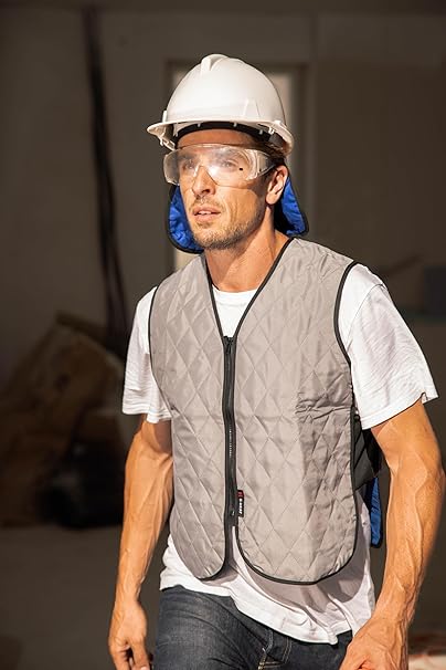 Gilet Rafraîchissant Sport avec Technologie Polycool, Ultra-Léger et Respirant, Effet de Fraîcheur Instantané, Idéal pour Running, Cyclisme, Travail en Extérieur et Canicule
