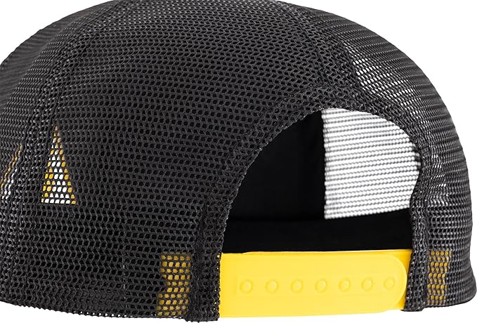 CRESSI Cap - Casquette avec Visière Sportive et Fonctionnelle, Noir/Jaune, Taille Unique Unisex