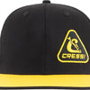 CRESSI Cap - Casquette avec Visière Sportive et Fonctionnelle, Noir/Jaune, Taille Unique Unisex