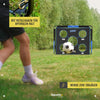 But de Foot 2-en-1 pour Enfants avec Cible de tir/Montage Rapide cage de foot enfant pour destinés au jardin, robustes et stables grâce aux arceaux en fibre de verre – faciles à déplacer