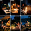 Lampe de bureau LED rechargeable, haute capacité de 4000 mAh, intensité variable, 5 modes et 5 niveaux de luminosité, adaptée à une utilisation à domicile