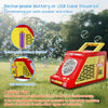 Machine à Bulles Automatique pour Enfants 10000+ Bulles avec 6 Grands Trous, Jouets à Bulles Portable avec Lumières de Couleur
