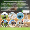 Clôture GPS sans Fil pour Chiens, pour Grands Espaces Ouverts et Utilisation en Extérieur, Étanche Précise Électrique Système Clôture Collier avec la Nouvelle Puce Signal GPS, Rayon 30-916m