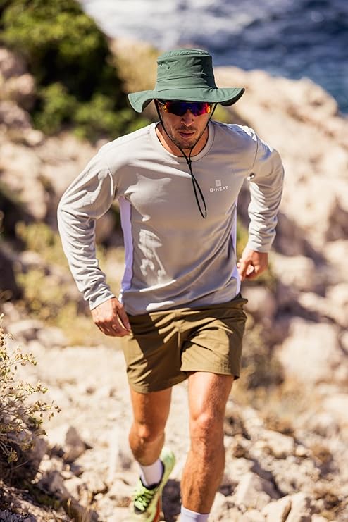 Chapeau Rafraîchissant Anti-UV UPF50+, Léger, Respirant et Réutilisable, Idéal pour Soleil, Été, Randonnée, Jardinage, Activités Extérieures