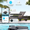 Skimmer WYBOT F1 Piscine Hors Sol Double Énergie (Solaire + Batterie), Nettoie La Surface De L’Eau, Pilotage par App, Fonctionne 24h/24, pour Toutes Piscines – Robot Piscine sans Fil