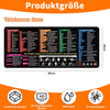 Grand tapis de souris - Ecriture allemand - Raccourcis clavier - Bureau Travail 30x79cm
