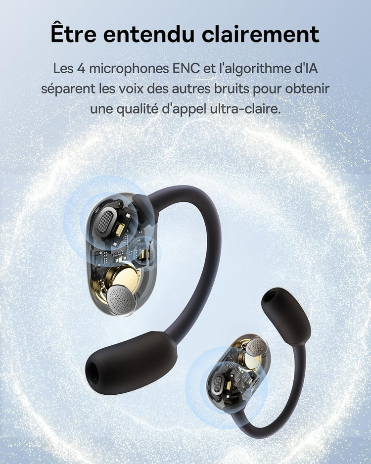 Baseus Eli Sport 1 Écouteurs Sans Fil Bluetooth Acoustique Directionnelle Basses Puissantes Ultraléger Étanchéité IPX4 Microphones ENC