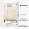 Lot de x2 Store Plissé Sans Perçage 50cm x 100cm Blanc pour Portes et Fenêtres Opaque Protection Vie Privée Protection Solaire Prêt à l'Emploi Enrouleur