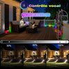 Lot de x6 Home WIFI Spot LED Encastrable Extérieur Ø45MM 12V RGBW+IC Couleur Dynamique Etanche IP67 Spots à Encastrer Extérieur pour Terrasse Bois,Patio, Chemin, Mur, Jardin, Décoration