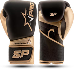 Gants de Boxe 16oz en Cuir Microfibre | Confort Supérieur, Absorption des Chocs & Ajustement Ergonomique | Idéal pour Les Athlètes Avancés