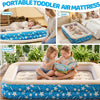 Matelas Gonflable Enfant, Lit Gonflable, 158×99×25 cm Lit Gonflable Enfant avec Barrières de Sécurité, Lit de Voyage, Surface Floculée,Lit Gonflable pour Maison,Sans Pompe Fournie