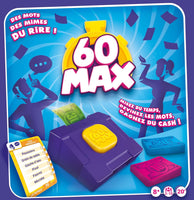 Asmodee - 60 Max - Jeu coopératif pour la Famille à partir de 8 Ans, Faire deviner des Mots avec des mimes ou descriptions, Jeu de société en équipe pour 4 à 8 Joueurs, 30 Minutes