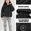 Doudoune Hiver pour Filles avec Doublure Polaire Manteau Imperméable Taille 164