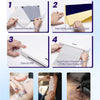 Imprimante Thermique Portable Sans Encre 300 DPI Bluetooth Sans Fil Thermocopieur Tatouage Compatible Android et iOS BLANC