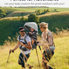 Sac à Dos de Transport pour Enfants - Plateau de Voyage Innovant 3 en 1, Montagne, Indépendant Détachable