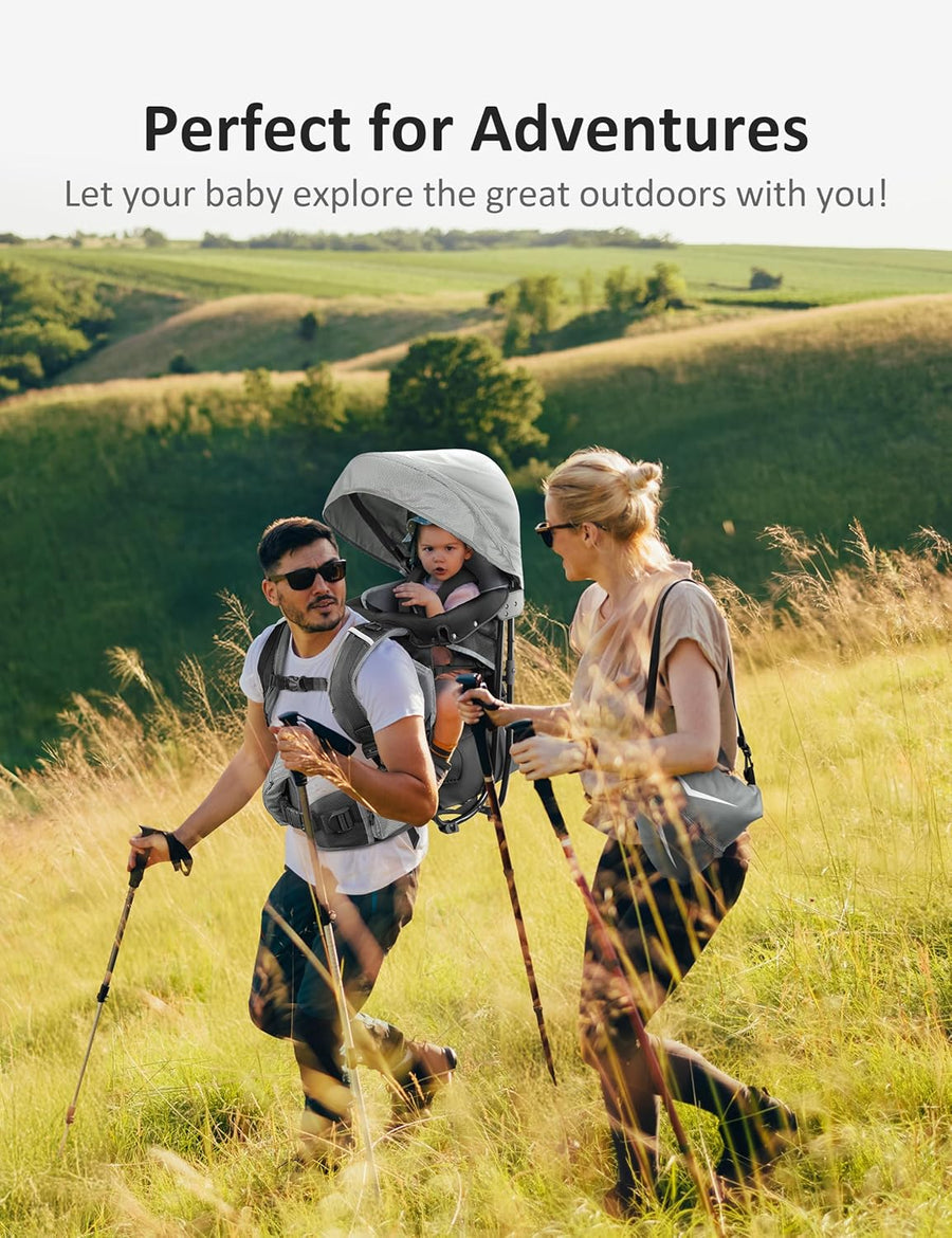 Sac à Dos de Transport pour Enfants - Plateau de Voyage Innovant 3 en 1, Montagne, Indépendant Détachable