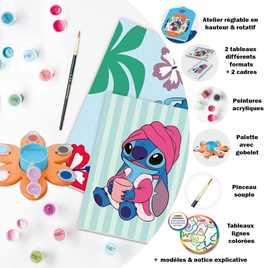 Ravensburger – CreArt Atelier Stitch – Numéro d'art – Loisir créatif – Coffret Peinture par numéros – Dès 7 Ans