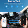 Autoradio 1 DIN, CarPlay Voiture & Android Auto sans Fil, Poste Radio Bluetooth Main Libre, Écran Tactile, Navigation GPS, Contrôle Vocal, AUX/FM, MirrorLink, USB Type-C (6,86")
