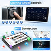 Autoradio Android 4G+64G pour Peugeot 308/408 2007-2015 avec Wireless Carplay&Android Auto, 9'' IPS Touch Screen Radio Voiture avec Bluetooth 5.0/GPS/Caméra de recul/FM/WiFi/SWC