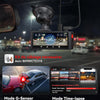 REDTIGER Starvis 2 IMX678 Caméra embarquée 4K avant et arrière 8 MP UHD Carte gratuite de 128 Go, Wi-Fi 5,8 GHz (20 Mo/s), GPS et commande vocale, vision nocturne HDR, surveillance du stationnement