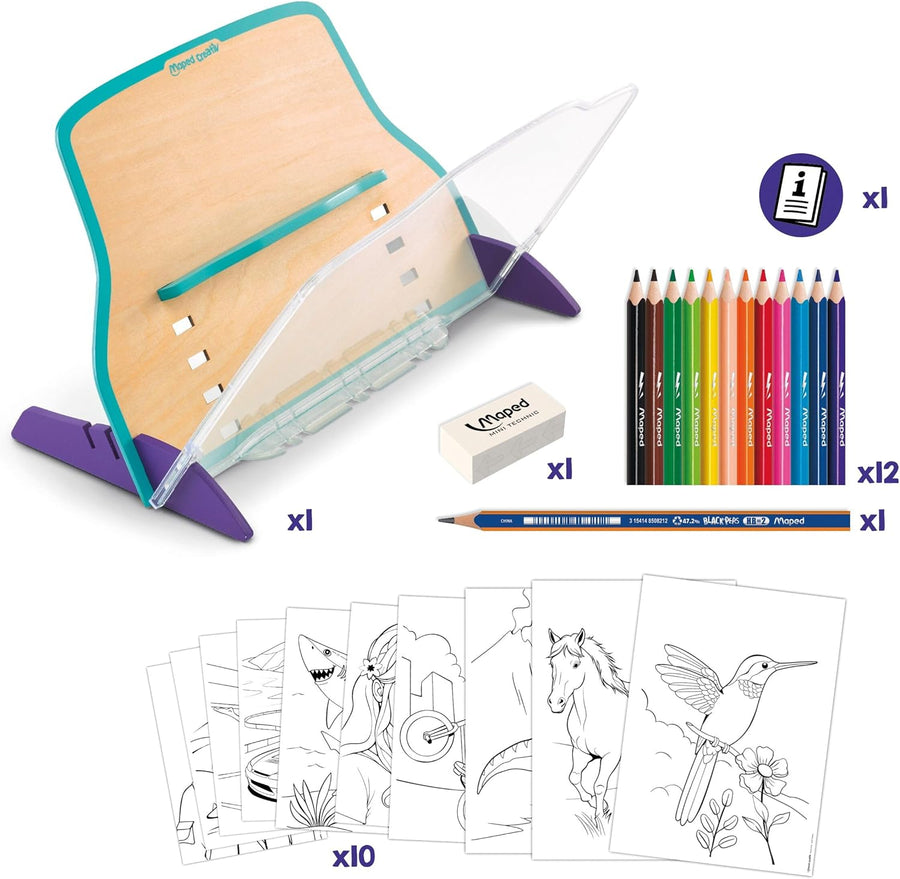 Maped Creativ - Repro' Studio - Reproduction de Dessins à l'Infini - Effet Magique - Activité Créative, Dès 6 Ans