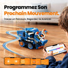 Robot Télécommandé Programmable Cadeau Garçon 8-12 Ans 5 en 1 Jeu de Construction STEM Robotique avec Yeux LED Interactifs, Cadeau d'Anniversaire Éducatif pour Enfants, 773 Pièces