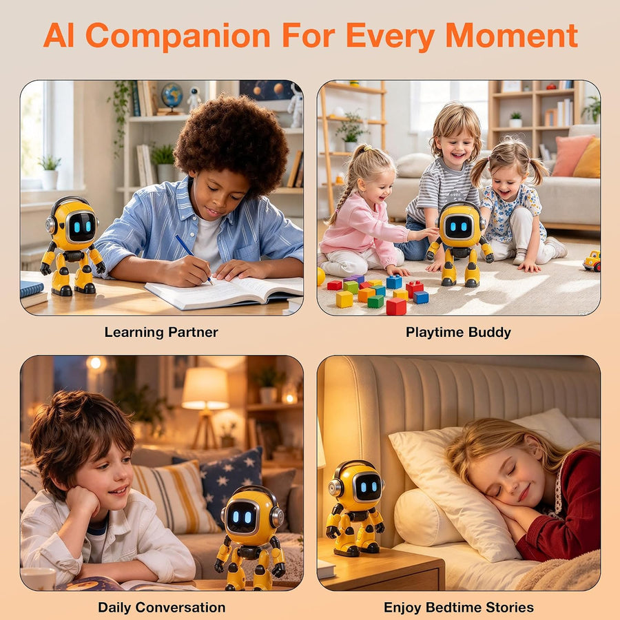 Robot IA parlant français, conversations interactives et 4 modèles d’IA Profitez de conversations IA en français, découvrez de nouvelles idées et posez vos questions au quotidien avec un compagnon