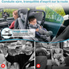 Caméra Voiture Bébé pour 2 Enfants : Écran IPS 7 Pouces avec Deux Caméras pour Siège Auto, Écran Partagé, Vision Nocturne, HD 1080P - Caméra Arrière Facile à Installer