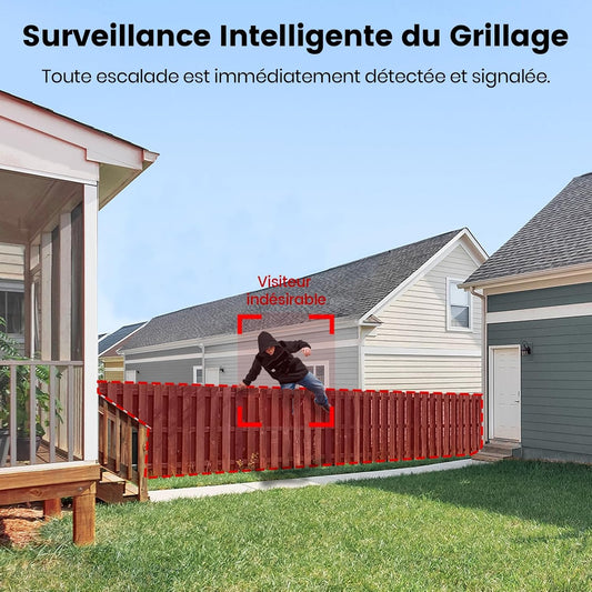 Caméra Surveillance WiFi extérieur sans Fil Solaire AI Détection pour personne/pet/voiture, lumière audio Alarme bidirectionnel IP65