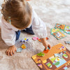 Goula Ferme magnétique Jouet Enfant Eveil 1er Age Jeu Educatif 12 Animaux de la Ferme en Bois magnétique A Assembler 10 Cartes modèles Dès 2 Ans