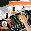 Grand tapis de souris - Ecriture allemand - Raccourcis clavier - Bureau Travail 30x79cm