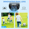 Caméra Surveillance Solaire 6MP WiFi Extérieure Double Objectif 360° PTZ Caméra IP, Détection Humaine avec Panneau Solaire, Vision Nocturne Couleur, Suivi Automatique, Audio Bidirectionnel,IP66