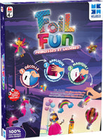 Jeux Megableu Foil Fun-Princesses ET Licornes-Loisirs Enfants-Activité créative et ludique-A partir de 4 Ans