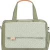 Sac à Langer 23L Quotidien Nombreux Rangements Pochette Amovible 3L 6 Accessoires Inclus Matelas à Langer Pochette Isotherme Pochette Tétine VERT